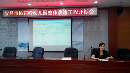 宜昌市桃花岭幼儿园整体改造工程开标会