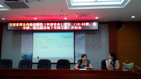 宜昌市唐家湾金鸡路保障房（和塘悦舍）项目（1#-8#楼、商业楼、幼儿园及地下车库）(三次招标)开标会